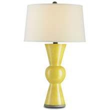 Currey and Company 6382 Upbeat Yellow Table Lamp