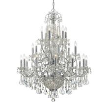 Crystorama 3229-CH-CL-MWP Crystal Imperial 26 Light Crystal Chrome Chandelier