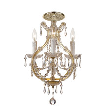 Crystorama 4473-GD-CL-MWP_CEILING Crystal Maria Theresa 4 Light Clear Crystal Gold Flush Mount