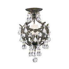 Crystorama 5193-EB-CL-MWP_CEILING Crystal Legacy 3 Light Clear Crystal Bronze Ceiling Mount