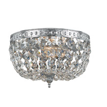 Crystorama 710-CH-CL-MWP 2 Light Clear Crystal Chrome Ceiling Mount