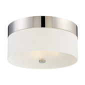 Libby Langdon for Crystorama Grayson 3 Light Polished Nickel Ceiling Mount - 293-PN