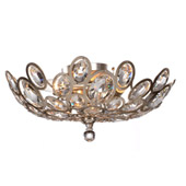 Sterling 3 Light Distressed Twilight Ceiling Mount - Crystorama 7583-DT