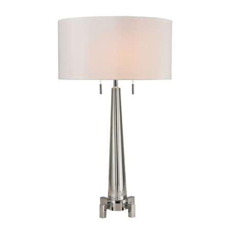 ELK Home D2681 Bedford Solid Crystal Table Lamp in Polished Chrome