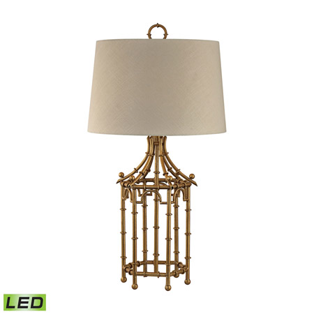 ELK Home D2864-LED Bamboo Birdcage LED Table Lamp