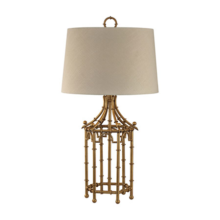 ELK Home D2864 Bamboo Birdcage Table Lamp