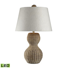 ELK Home 111-1088-LED Sycamore Hill Rattan LED Table Lamp in Light Natural Finish