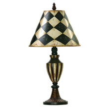 ELK Home 91-342 Harlequin And Stripe Urn Table Lamp