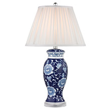 ELK Home D2474 Blue & White Table Lamp