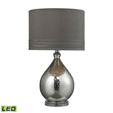 ELK Home D252-LED Bubble Glass LED Table Lamp in Mercury Plate Finish