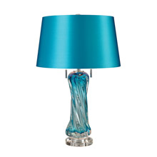 ELK Home D2664 Vergato Free Blown Glass Table Lamp in Blue