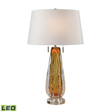 ELK Home D2669W-LED Modena Free Blown Glass LED Table Lamp in Amber