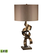 ELK Home D2688-LED Allen Metal Sculpture LED Table Lamp in Roxford Gold