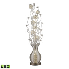 ELK Home D2716 Uniontown Contemporary Floral Display Floor Lamp In Silver