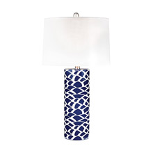 ELK Home D2792 Scale Sketch Table Lamp In Blue And White