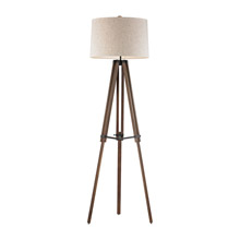 ELK Home D2817 Wooden Brace Tripod Floor Lamp