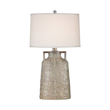 ELK Home D2923 Naxos 1 Light Table Lamp In Charring Cream Glaze