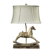 Casual Carnavale Oval Rocking Horse Table Lamp - ELK Home 93-9161