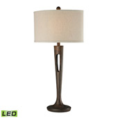 Transitional Martcliff LED Table Lamp in Burnished Bronze - ELK Home D2426-LED