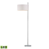 Contemporary Attwood LED Floor Lamp in Polished Nickel - ELK Home D2473-LED