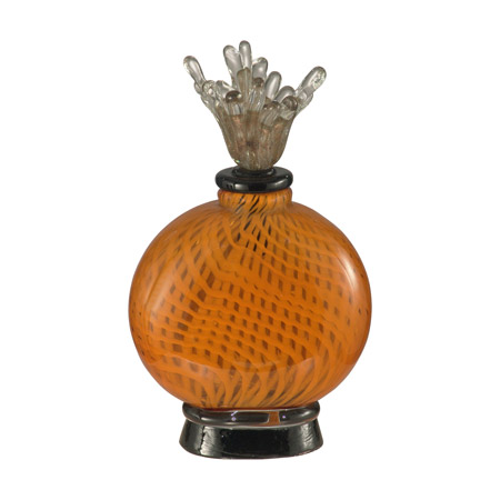 Dale Tiffany AV12085 Pumpkin Pie Glass Decorative Perfume Bottle