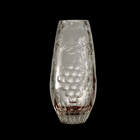 Dale Tiffany GA60832 Crystal Grape Vine Vase