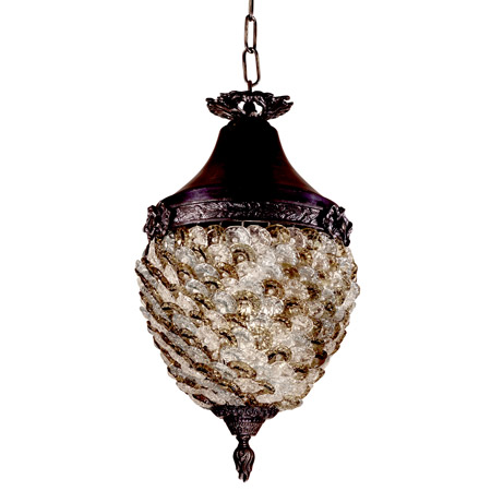 Dale Tiffany TH13053 Glass Flower Lantern Pendant