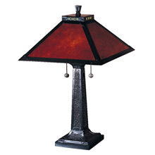 Dale Tiffany TT100174 Craftsman Camelot Table Lamp