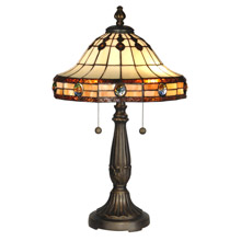 Dale Tiffany TT10034 Tiffany Crystal Jeweled Table Lamp