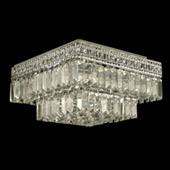 Crystal Berlin Flush Mount Ceiling Light Fixture - Dale Tiffany GH90288