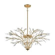 Elk Lighting 18296/9 9-Light Chandelier in Champagne Gold with Clear Crystal