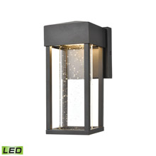 Elk Lighting 45279/LED Sconce in Matte Black with Seeded Crystal - Integrated LED