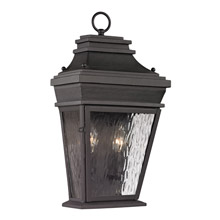 Elk Lighting 47052/2 Forged Provincial 2 Light Outdoor Sconce In Charcoal
