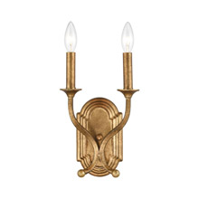 Elk Lighting 75121/2 2-Light Sconce in Antique Gold
