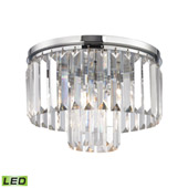 Crystal Palacial 1 Light Led Pendant In Polished Chrome - Elk Lighting 15213/1-LED