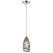 Contemporary Twister Mini Pendant - Elk Lighting 31338/1VINW