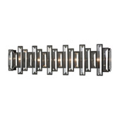 Crystal Heights 5-Light Vanity Sconce in Oil Rubbed Bronze with Clear Crystal - Elk Lighting 33002/5