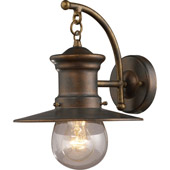 Classic/Traditional Maritime Exterior Wall Sconce - Elk Lighting 42006/1