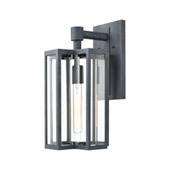 Bianca 1-Light Sconce in Aged Zinc with Clear - Elk Lighting 45165/1