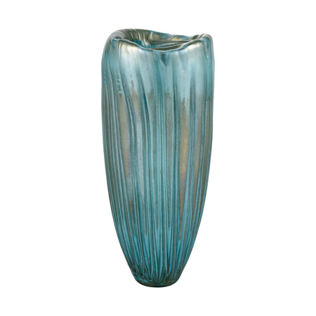 ELK Home 4154-080 Sinkhole Vase in Aqua and Blue