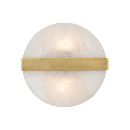 ELK Home D4353 Stonewall 2-Light Wall Sconce in Aged Brass