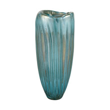ELK Home 4154-080 Sinkhole Vase in Aqua and Blue