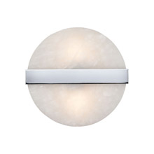 ELK Home D4352 Stonewall 2-Light Wall Sconce in White and Chrome