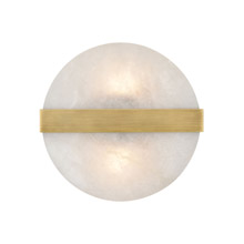ELK Home D4353 Stonewall 2-Light Wall Sconce in Aged Brass