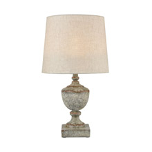 ELK Home D4389 Regus Outdoor Table Lamp in Grey and Antique White