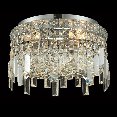 Elegant Lighting 2031F12C/EC Crystal Maxime Flush Mount Ceiling Light Fixture - (Clear)