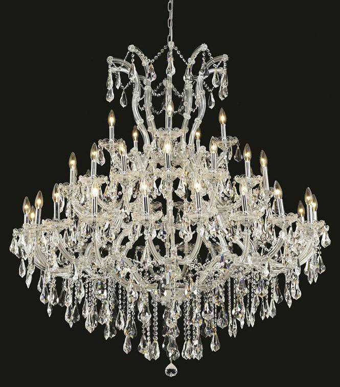 Elegant Lighting 2801G52C/RC Crystal Maria Theresa Large Chandelier ...