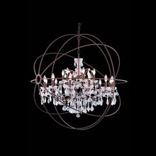 Elegant Lighting 1130G43RI/RC Crystal Geneva Chandelier - (Clear)