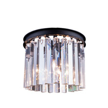Elegant Lighting 1208F12MB/RC Crystal Sydney Flush Mount Ceiling Light Fixture - (Clear)
