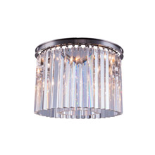 Elegant Lighting 1208F20PN/RC Crystal Sydney Flush Mount Ceiling Light Fixture - (Clear)